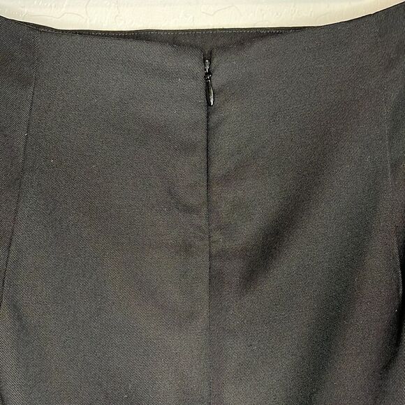 Club Monaco Black Button Front Pencil Skirt Size 12 - Picture 5 of 10